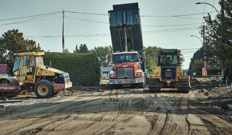 Aménagement de routes et installations de canalisations